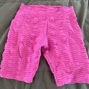 Vibrant Pink Athletic Shorts
